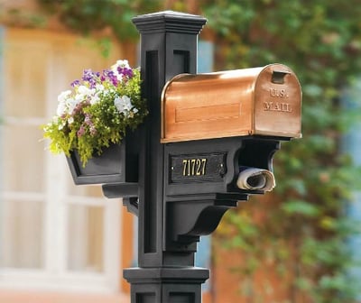 Copper-mail-box