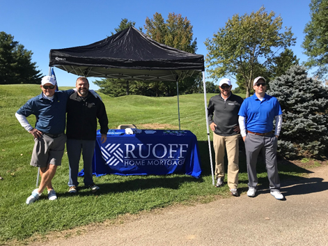 The Ruoff Home Mortgage's Bloomington, Indiana branch participated in the Building Association of South Central Indiana  golf outting