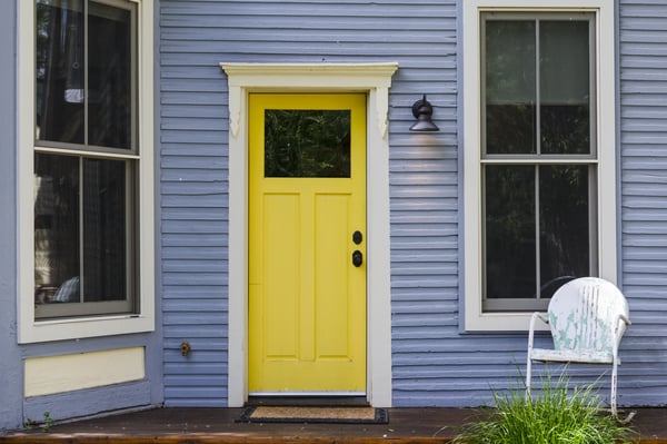 yellow door